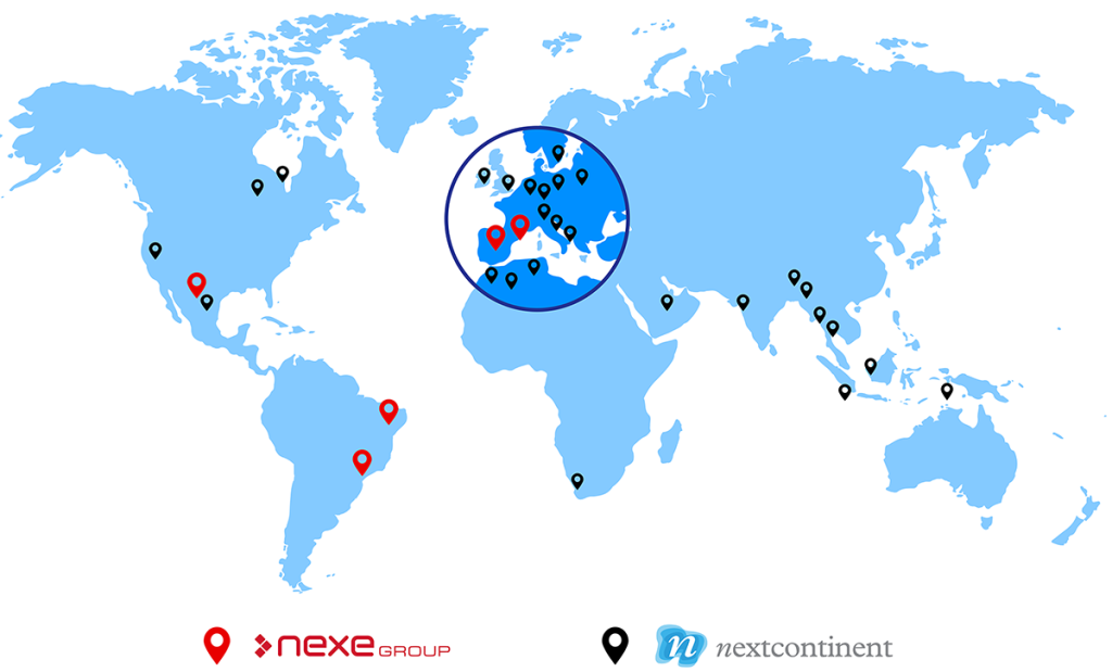 Mapa mundial de E-motiva